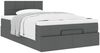 vidaXL Ottoman-Bett mit Matratze Dunkelgrau 120x190 cm Stoff 3311443 Bild 5