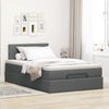 vidaXL Ottoman-Bett mit Matratze Dunkelgrau 120x190 cm Stoff 3311443 Bild 3
