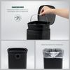 Abfalleimer, Treteimer, 9 Liter Fassungsvermögen, Schwarz Bild 4