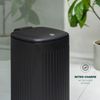 Abfalleimer, Treteimer, 9 Liter Fassungsvermögen, Schwarz Bild 5