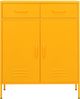vidaXL Lagerschrank Senfgelb 80x35x101,5 cm Stahl 336155 Bild 2