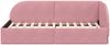 vidaXL Eckbettgestell mit Kopfteil Rosa 80 cm x 200 cm Samt 42016629 Bild 5