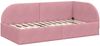 vidaXL Eckbettgestell mit Kopfteil Rosa 80 cm x 200 cm Samt 42016629 Bild 4