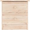 vidaXL Nachttisch ALTA Natur 41x35x41 cm Massivholz Kiefer 353915 Bild 3
