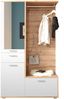 Kompaktgarderobe >Entra< in Eiche Artisan Nachbildung - 117x198x38 (BxHxT) Bild 5
