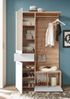 Kompaktgarderobe >Entra< in Eiche Artisan Nachbildung - 117x198x38 (BxHxT) Bild 3