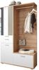 Kompaktgarderobe >Entra< in Eiche Artisan Nachbildung - 117x198x38 (BxHxT) Bild 4