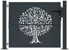 vidaXL Gartentor Anthrazit 100x100 cm Stahl Baum-Design 153155 Bild 3