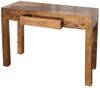 Design Schreibtisch KARA 100cm mit Schublade Konsolentisch massiv Sheesham Bild 5