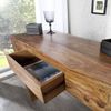 Design Schreibtisch KARA 100cm mit Schublade Konsolentisch massiv Sheesham Bild 2