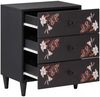 vidaXL Nachttisch Mehrfarbig 50 x 33 x 60 cm Massivholz Mango 4018709 Bild 2