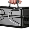 Weber 'Go-Anywhere' Gasgrill, tragbar, mit porzellanemaillierter Schale & Deckel, umklappbare Standfüße, Stahl Schwarz, 37 x 31 x 53 cm Bild 2
