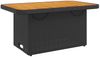vidaXL 4-tlg. Garten-Essgruppe mit Kissen Schwarz Poly Rattan 3277324 Bild 5