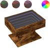 vidaXL LED-Couchtisch Räuchereiche 70x50x45 cm Holzwerkstoff 847536 Bild 2