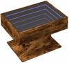 vidaXL LED-Couchtisch Räuchereiche 70x50x45 cm Holzwerkstoff 847536 Bild 3