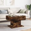 vidaXL LED-Couchtisch Räuchereiche 70x50x45 cm Holzwerkstoff 847536 Bild 4