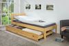 Bett Einzelbett JANA Kiefer Massivholz 90 x 200 cm natur lackiert Bild 2
