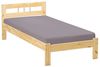 Bett Einzelbett JANA Kiefer Massivholz 90 x 200 cm natur lackiert Bild 4