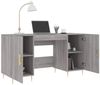 vidaXL Schreibtisch Grau Sonoma 140x50x75 cm Holzwerkstoff 829538 Bild 4