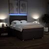 vidaXL Boxspringbett mit Matratze Dunkelbraun 140x190 cm Stoff 3294368 Bild 4