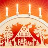 SIKORA Schwibbogen LB57-10 XL Lichterbogen Motiv Waldhaus mit 10 LED Kerzen B:71cm, Innen Deko mit LED Beleuchtung und klassischem Weihnachtsmotiv Bild 3