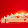 SIKORA Schwibbogen LB57-10 XL Lichterbogen Motiv Waldhaus mit 10 LED Kerzen B:71cm, Innen Deko mit LED Beleuchtung und klassischem Weihnachtsmotiv Bild 2
