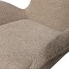 Sessel Marten aus Webstoff, höhenverstellbar und gepolstert, moderner Stil, Farbe Sand Bild 4