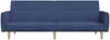 vidaXL Schlafsofa 2-Sitzer Blau Stoff 375788 Bild 5