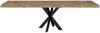 Esstisch Elgin 1 210-310x80x100 Holzwerkstoff Schwarz/Viking Oak Bild 4