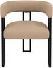 Merax Esszimmerstuhl(Set, 6 St), 6er Set, Make-up-Stuhl, Schminkstuhl Ergonomischer Stuhl, Leichter Luxusstuhl Geschwungene Rückenlehne, Braun Bild 5