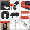 ALUMINIUM 3 ZONEN MASSAGELIEGE THERAPIELIEGE SCHWARZ ORANGE + TASCHE LIEGE Bild 3