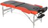 ALUMINIUM 3 ZONEN MASSAGELIEGE THERAPIELIEGE SCHWARZ ORANGE + TASCHE LIEGE Bild 4