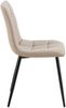 CLP 4er Set Esszimmerstuhl Antibes Kunstleder,taupe Bild 4