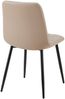 CLP 4er Set Esszimmerstuhl Antibes Kunstleder,taupe Bild 5