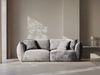 Micadoni Sofa Chris 3-Sitzer Samt Grau Bild 4