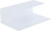 Schuhregal Fritz aus Metall, modern und pulverbeschichtet, Weiß, 50 cm breit, für Indoor Bild 4