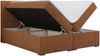 Boxspringbett, Matratze und Topper, zwei Bettkästen - LOPE - 160x200cm - Orange Stoff - H4 Bild 4