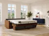Vente-unique - CALIFE Sofa Stoff Rot - B 223 cm94 cm x H 85 cm x L 150 cm Bild 2