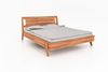 Bett Jetro 2 Sonderlänge 180x190 Kernbuche massiv Holzkopfteil und Holzbeine Bild 1