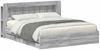 vidaXL Bettgestell mit Stauraum Grau Sonoma 180 x 200 cm Holzwerkstoff 3434066 Bild 2