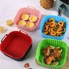 Agger Silikonform Silikon-Backformen für Heißluftfritteuse, 2er-Set, Hitzebeständige Airfryer-Backformen für Küche & Backen Bild 2
