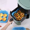 Agger Silikonform Silikon-Backformen für Heißluftfritteuse, 2er-Set, Hitzebeständige Airfryer-Backformen für Küche & Backen Bild 3