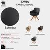 Musterring Esszimmerstuhl Tavia (Set, 2 St), Stativgestell Eiche Bianco, Drehfunktion optional, diverse Farben Bild 4
