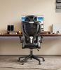 POPOLIC Bürostuhl Ergonomischer, verstellbarer Bürostuhl aus Netzgewebe – schwarz-weiß Bild 4