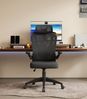 POPOLIC Bürostuhl Ergonomischer, verstellbarer Bürostuhl aus Netzgewebe – schwarz-weiß Bild 3