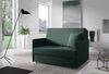 Zweiersessel ASTRA II, 2-Sitzer Schlafsofa, Jugendsofa mit Schlaffunktion, ausziehbare Couch, mit Bettkasten, inkl. Kissen, Kronos 14, 85 x 97 x 120 cm Bild 2