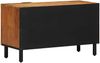 vidaXL TV-Schränk mit Regal Braun 80 x 33 x 46 cm Massivholz Mango 4017771 Bild 3
