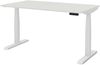 ASSMANN Elektrisch höhenverstellbarer Kinderschreibtisch JUNIOR Curved 120x70cm Signalweiß Signalweiß Metall Holz Bild 1