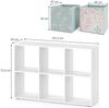 Raumteiler Weiß 72 x 107.8 cm mit 4 Faltboxen opt. 2 Vicco Bild 3