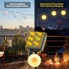 SALCAR 10m Camping Solar LED Lichterkette Lampion Außen Bild 3
